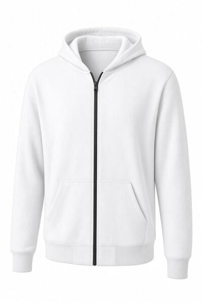 Oksit Moxy Unisex Φούτερ με φερμουάρ και κουκούλα, από ύφασμα δύο κλωστών, άν...