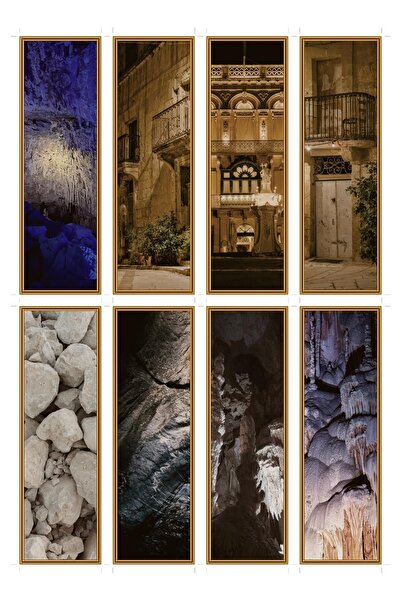 OEM Set 8 semne de carte Nopți de Calcar, Design Elegant, Carton Premium, 5x1...