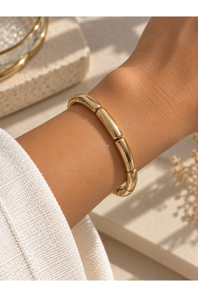 Ayzida Gold Flexible Bracelet