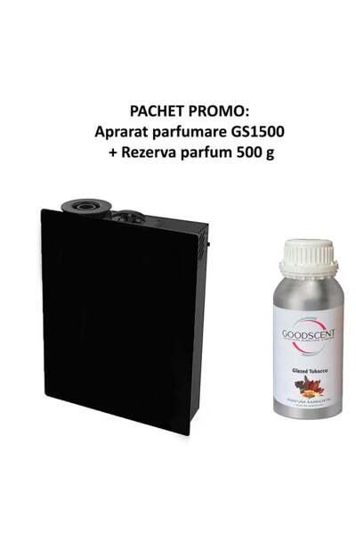 Good Scent PACHET: Aparat profesional Parfumare spatii Panel 1500 - Glossy Bl...