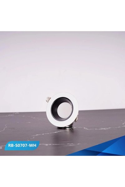 Generic Brand بكج 10 داون لايت بنل مانع للتوهج 7 سم 7 واط إضاءة شمسي 4000 كلف...