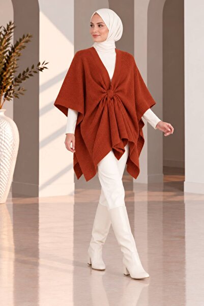 MAY MARA Women's Plus Size Comfortable Fit Knitwear Poncho