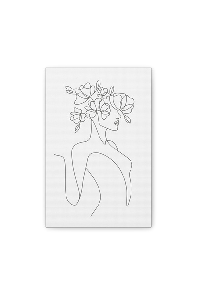stickerino Pictură pe pânză cu artă liniară 14×23 cm
