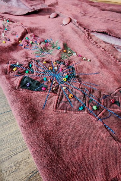 Boutique Juji BOHEM NAKIŞLI LYCRALI VINTAGE CEKET