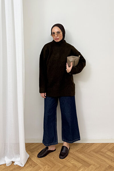 Melike Tatar Pulover de bază din tricotaj 80-8619