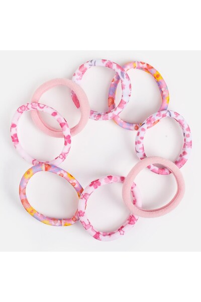 DD SHOP Elastice de Par Frotte Floral pentru Copii - 8buc - Cosmetice Produse...