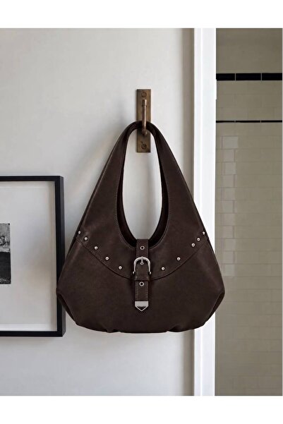 bag Women's Casual Studded Vintage Shoulder Bag