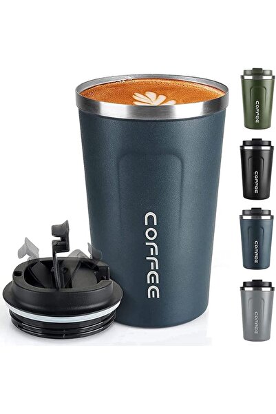GENERAL Coffee Mug 12oz - Insulated Coffee Travel Mug Spill Proof with Leakpr...