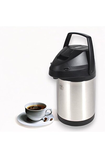 Al Nokhba Premium Stainless Steel 3L Coffee/Tea Vacuum Flask - Keep Beverages...