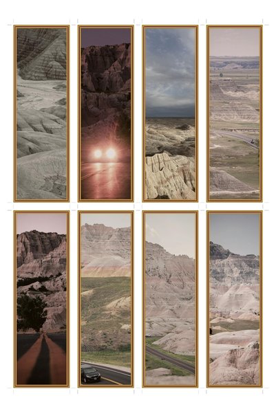 OEM Set 8 semne de carte Tematica Vanturile din Badlands, Design deosebit, Ca...