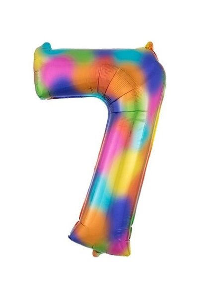 Generic 7 Letter Shape Foil Balloon 34inch