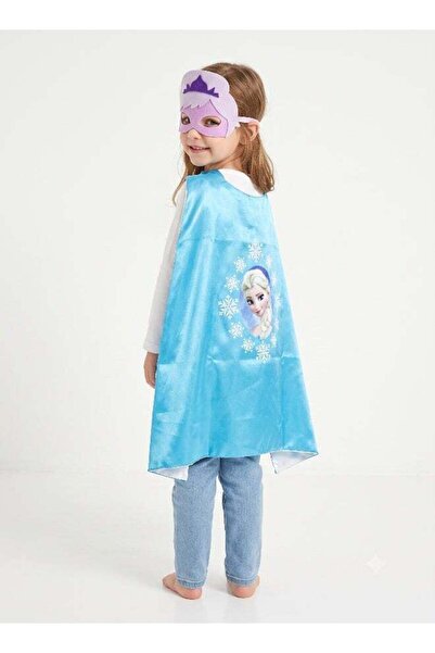 Generic Princess Cape and Mask Set - Kids Cloak with Felt Eye Mask for Hallow...