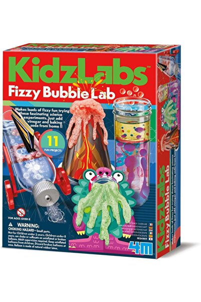 Generic 4M KidzLabs Fizzy Bubble Lab – STEM Science Kit for Kids Ages 8+