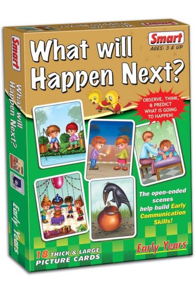 Generic Creative's Smart What Will Happen Next? Educational Picture Card Game...