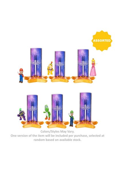 Generic Nintendo The Super Mario Galaxy Movie Mini Figure (3.81 cm, Assorted)