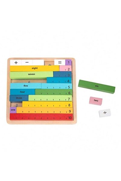 Generic Tooky Toy Wooden Counting Game Board, 24 pcs