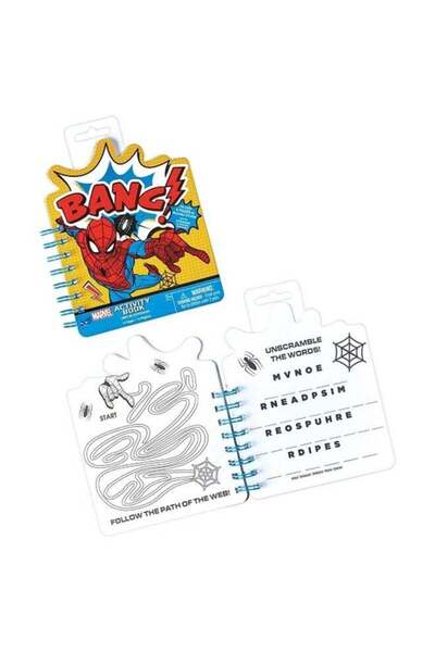 Generic Marvel Spiderman Sticker Activity Book, Spider-Man Party Supplies