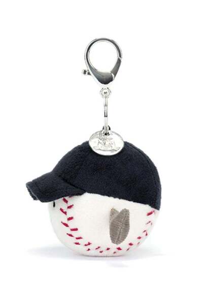 Generic Amuseables Sports Baseball Bag Charm 6cm – Plush Baseball Keyring wit...