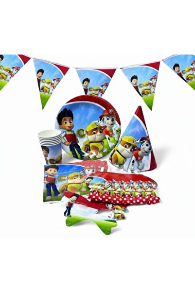 Generic 37 Pcs Paw Patrol theme Birthday Party Decoration & Tableware Set for...