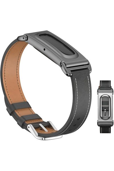 BOOMBOOMBOOM Microfiber Leather Band Compatible with Fitbit Air, Breathable W...