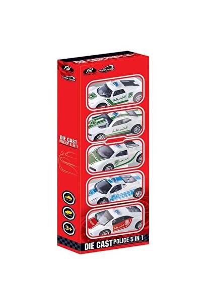 Generic V.Vroom Diecast Uae Police Car 5 in 1