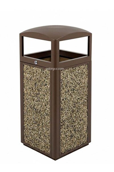 EKO Commercial Outdoor Steel Bin | Outdoor Waste Container for Parks and Stre...