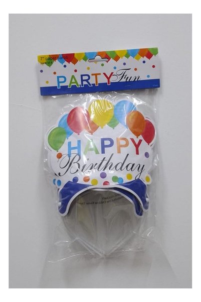 Generic Paper Tiaras 2 Pack,For Birthday Celebration Party,7 inch
