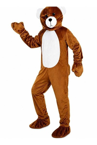 Generic Kids Teddy Bear Costume – Plush Bear Fancy Dress Jumpsuit for Boys an...