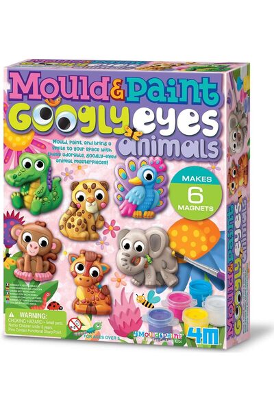 Generic Mould & Paint Googly Eyes Animals, Arts and Crafts Kit to Create and ...