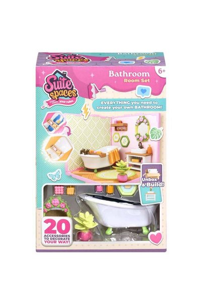 Generic Suite Spaces Unbox & Build Bathroom Room Set (20 Accessories)