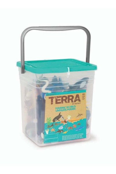 Generic 60 Pieces Marine World Playset in Bucket, Marine World-Univers Marin,...