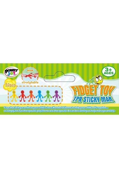 Generic Power Joy Fidget Toy Tpr Sticky Man 20 Pieces