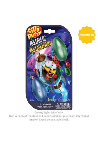 Generic Silly Putty Metallic Compound Egg 2-Pack (21.2 g, Assorted)