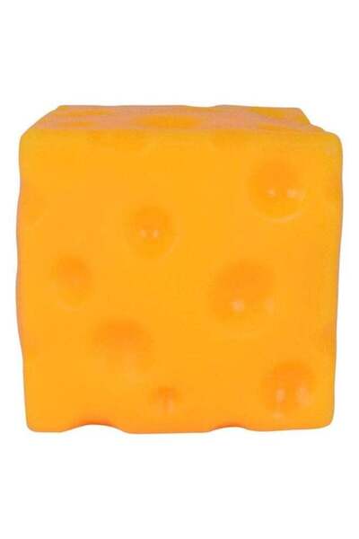 Generic Sunny Days Cheese Squishy Sensory Toy (9 cm, Yellow)