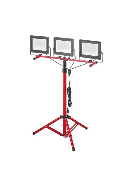 OMS Lampa de lucru cu 3 x proiectoare si trepied detasabil, IP65, Luminozitat...