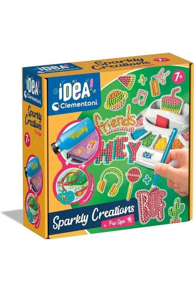 Generic Clementoni Idea Sparkly Creations Pop Style | Do it Yourself | DIY Cr...