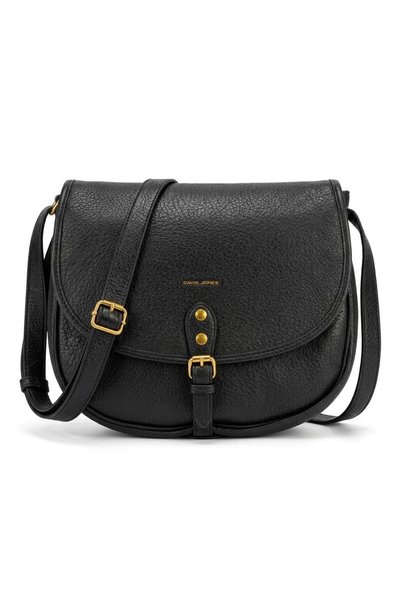 David Jones Paris 6834 حقيبة كتف نسائية سوداء
