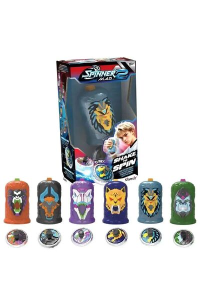 Generic Silverlit Spinner M.A.D. 2 Shake To Spin Spinner Top Set (Assorted)
