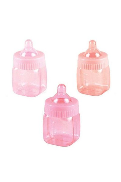 Generic Pink Baby Bottle Favor 6pcs, Baby Shower Party Favor