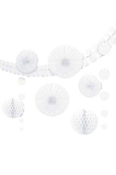 Generic 9-Piece Damask Decorating Kit for Wedding Decorations Party Supplies