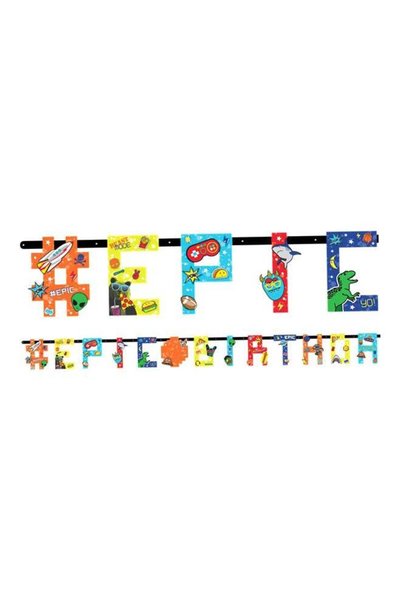 Generic Epic Party Jumbo Letter Banner Birthday Theme Decorations Party Supplies