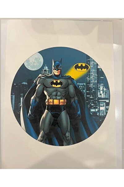 Batman şeker hamuru baskı