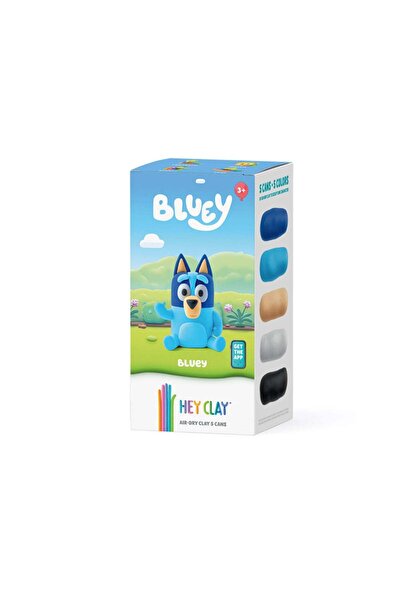 Generic Hey Clay - Bluey & Friends Colorful modeling air-dry clay, 5 cans wit...