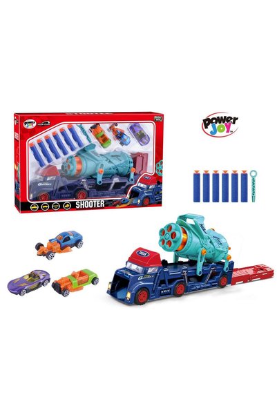 Generic Power Joy Vroom Vroom ToyMissile Launcher Truck and Die-cast Shooter ...