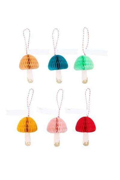 Generic Mushroom Hanging Decoration Tags