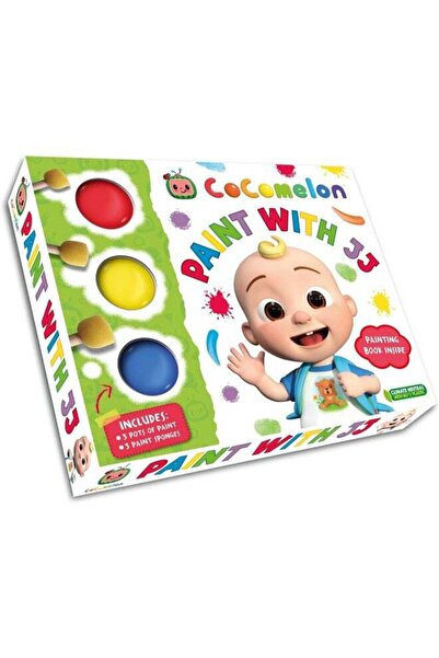 Generic CoComelon: Paint with JJ – Kids Activity Book | Sticker Book , Creati...