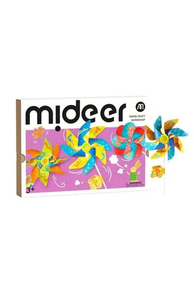 Generic Paper Craft Workshop Windmill Kingdom Origami Kit for Kids – DIY Pape...