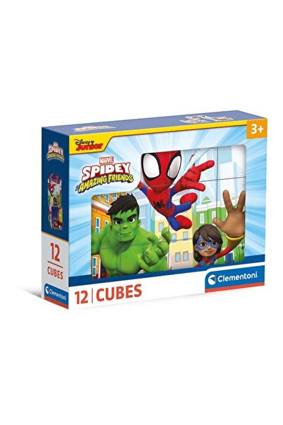 Generic Cubi 12 Puzzle – Spidey And His Amazing Friends | Kids Cube Puzzle Ed...