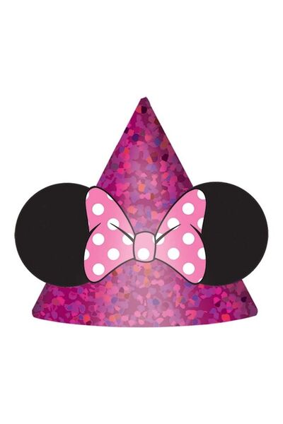 Generic 8-Piece Minnie Mouse Happy Party Hats