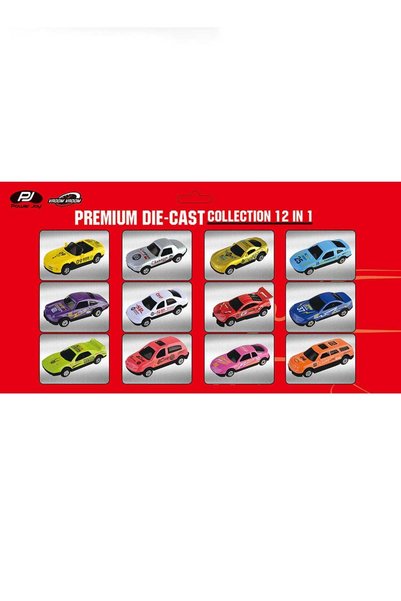 Generic Power Joy 12-Piece V.Vroom Diecast Car Set – Die-Cast Toy Car for Kid...